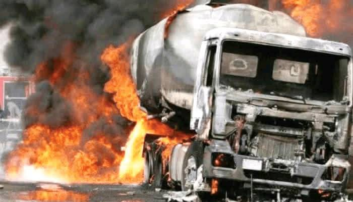 Two Killed, Two Injured as Trucks Collide and Burst Into Flames on Anambra Expressway