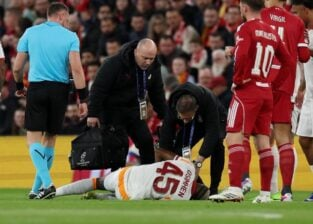 Osimhen Set for Surgery After Arm Fracture in Galatasaray’s 4–0 Loss to Liverpool