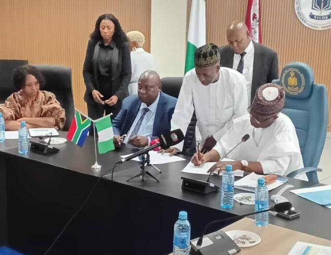 Nigeria, South Africa Sign MoU to Strengthen Legislative Cooperation