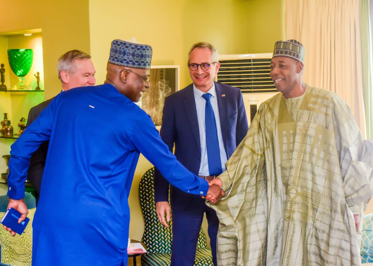 Governor Zulum Holds High-Level Talks with UN, US, UK, EU, Swiss Diplomats on Borno Recovery