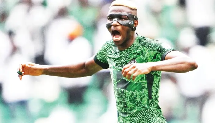 Osimhen Joins Ronaldo, Messi, Mbappé on IFFHS Top International Scorers List