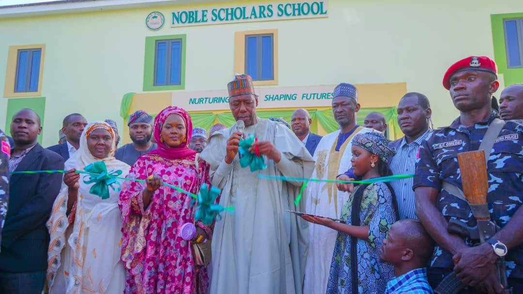 Zulum Calls for Private Investment in Education, Commissions Noble Scholars School in Maiduguri
