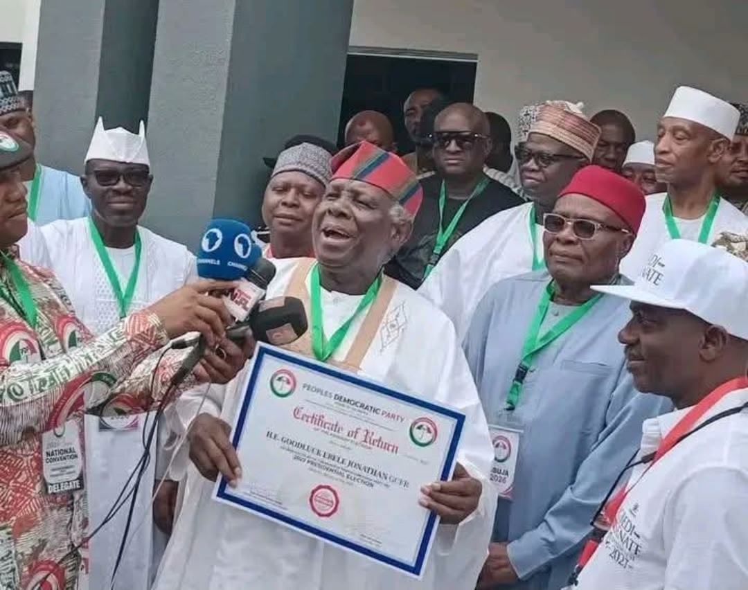Turaki PDP Faction Picks Jonathan as 2027 Flagbearer Amid Police Blockade, Venue Drama